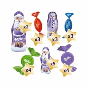 Calendrier de l'avent chocolat 2021 Milka Mix