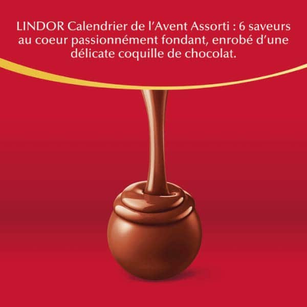Calendrier de l'Avent chocolat Lindt 2022 Lindor