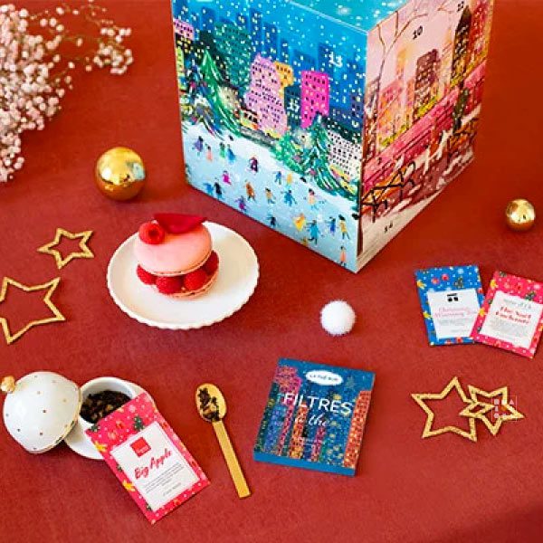 Calendrier de l'Avent Thés bio 2021 La Thé Box Noel