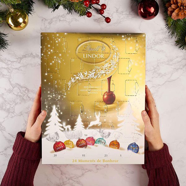 Calendrier de l'avent chocolat 2022 Lindt Lindor