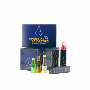 Calendrier de l'avent Spiritueux Alcool 2024 pour adulte whisky, liqueur rhum Whisky, rhum, gin, vodka, apéritifs, digestifs