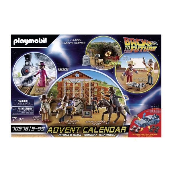 Calendrier de l'Avent jouet 2021 Playmobil Retour vers le Futur (70576)