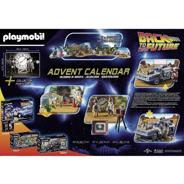 Calendrier de l'Avent jouet 2021 Playmobil Retour vers le Futur (70576)