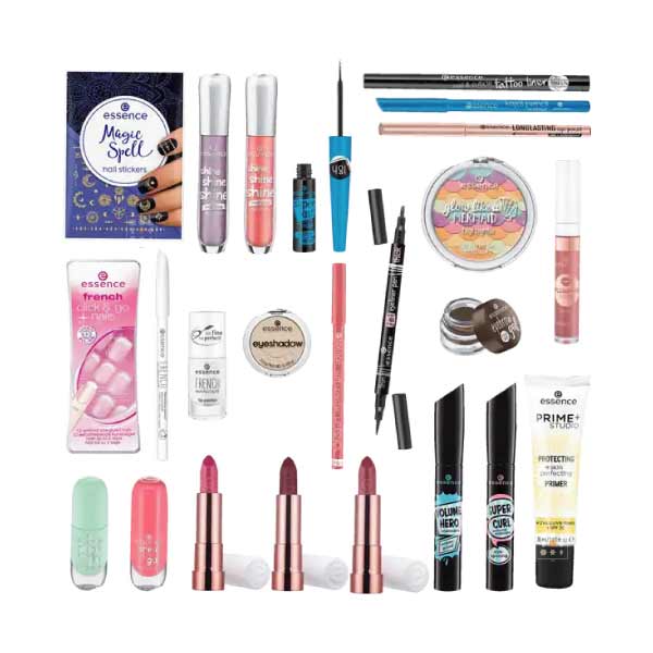 Contenu beauté du Calendrier de l'Avent Essence DIY 2022