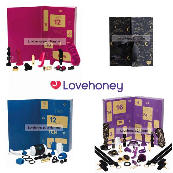 Calendriers de l'Avent Lovehoney 2022 - 4 versions