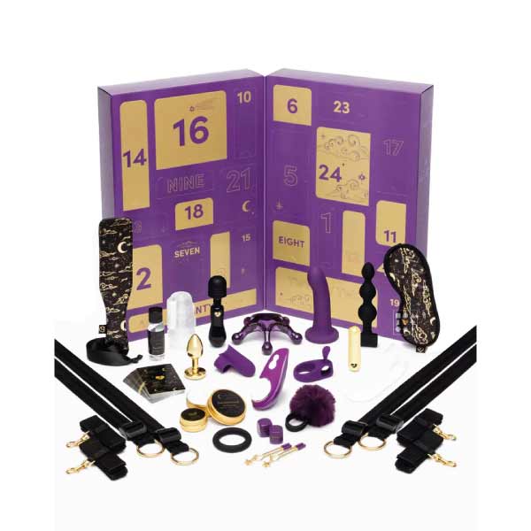Contenu du calendrier de l'Avent Lovehoney 2022 x Womanizer pour adulte