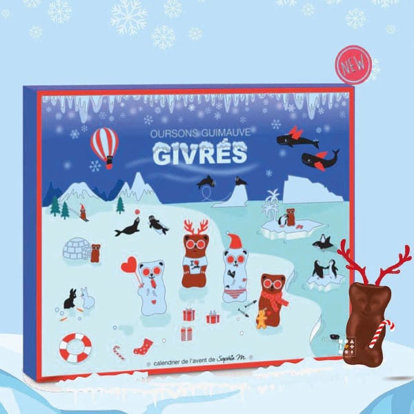 Calendrier de l'avent sophie m 2022 gourmand guimauve chocolat