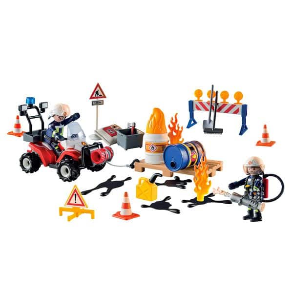 Calendrier de l'Avent pour enfant playmobil Pompier