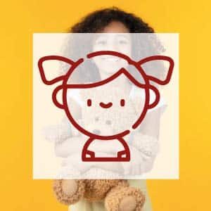 Icon calendrier de l'avent fille