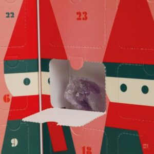 coffret pierres mineraux Calendrier de l'avent Lithotherapie 2023 nature et découvertes
