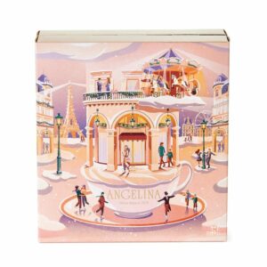 coffret illustré calendrier de l'avent chocolat Angelina 2023