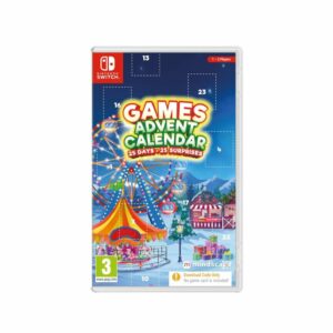 boitier jeux console nintendo calendrier de l'avent Switch 2023 avec 25 jeux jouer famille enfant pour attendre Noël