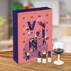 coffret vins adulte calendrier de l'avent vin avec 24 bouteilles vins blanc et rouge