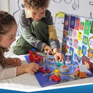 Calendrier de l'avent Pat Patrouille 2024 (Paw Patrol) avec chien préféré et accessoires pour enfant fille garcon dès 3 ans