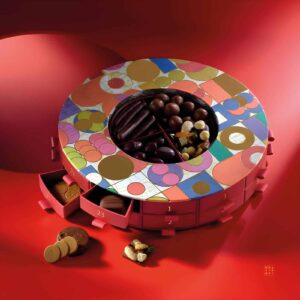 Calendrier de l'avent chocolat 2023 Pierre Hermé design luxe gourmandise chocolatées