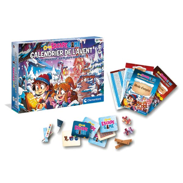 Calendrier de l'Avent Escape Game 2024 Jeu enigme enfant