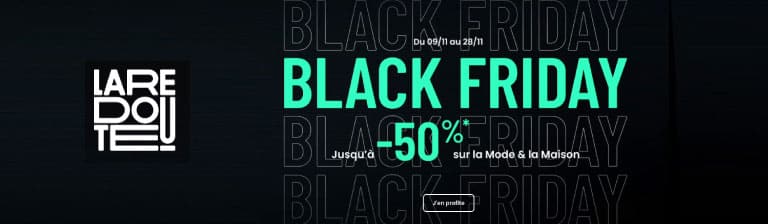 idee cadeau black friday la redoute 2022