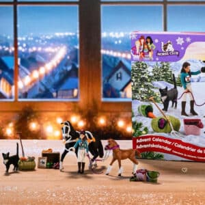 Calendrier de l'avent schleich Horse Club 2024 contenant 24 jouets enfant fille thème chevaux