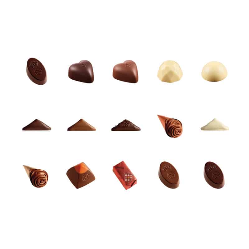 coffret popup calendrier de l'avent chocolat Neuhaus 2023 avec 25 pralinés et chocolat