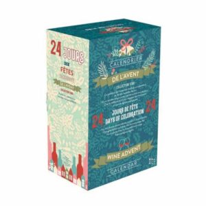 coffret alcool adulte Calendrier de l'Avent vin 2023 assortiments Vins blanc; rouge rosé