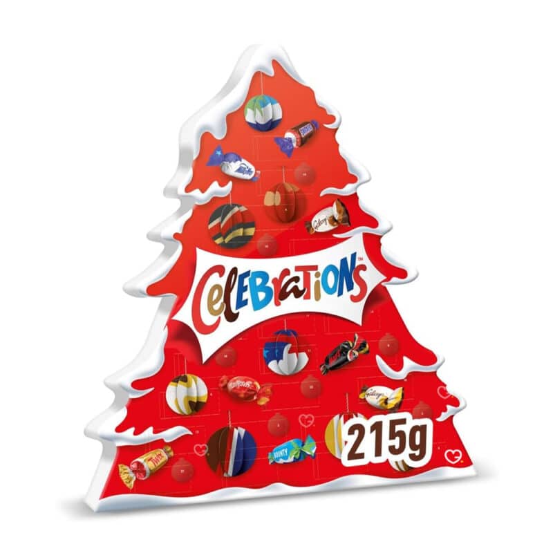 Calendrier de l'avent chocolat celebrations 2024