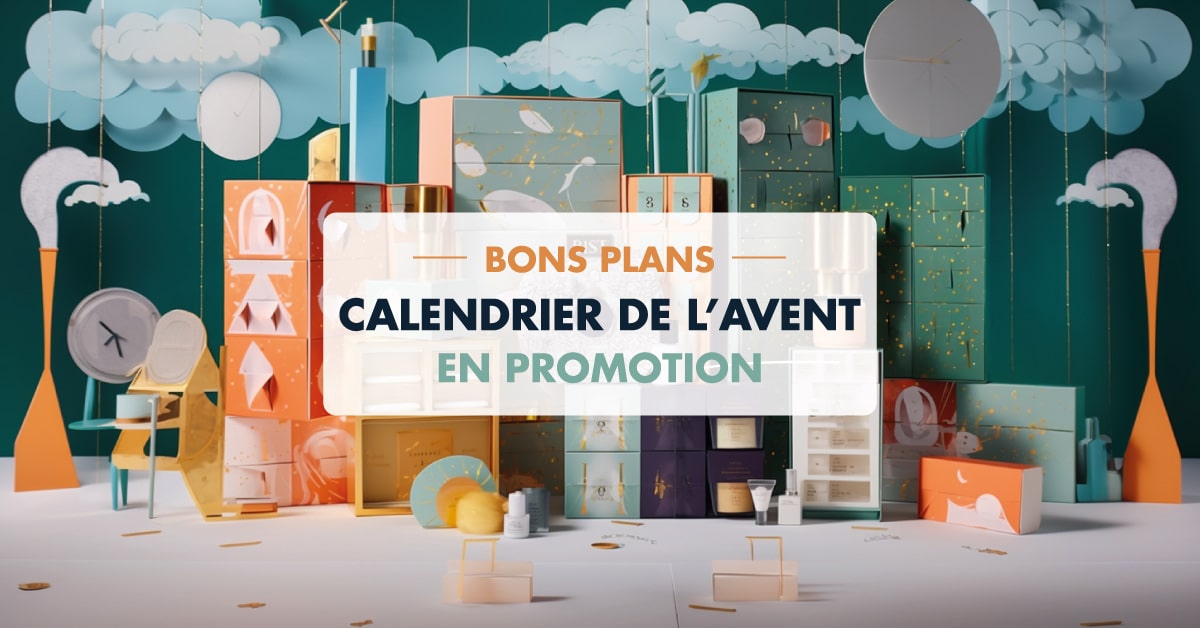 bons plans de +50 calendriers de l'avent en promotion avec code promo et pas cher