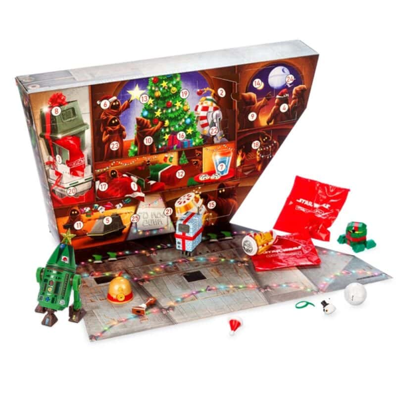 Coffret en forme de vaisseau Calendrier de l'Avent Star Wars Droid Factory 2024 Disney personnage