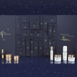 Coffret beauté luxe 25 jours Calendrier de l'Avent Valmont 2024 soins visage anti age hydratation et parfums