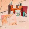 Coffret beauté rectangle orange Calendrier de l'Avent Zalando 2024 contenant 24 produits de beauté Soins Visage, Soins Corps et Maquillage