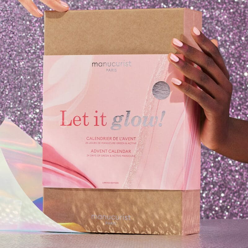 coffret beauté ongles calendrier de l'avent manucurist 2024 contenant 24 vernis soins, accessoires pour ongles et nailart