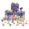 coffret gourmandises cube calendrier de l'avent bonbons avec 48 sucreries; bonbon; calissons; sucre d'orges pour attendre noel 2024