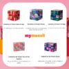 coffret gourmand coloré calendriers de l'avent mymuesli 2023 avec muesli, chocolat, thé, snack