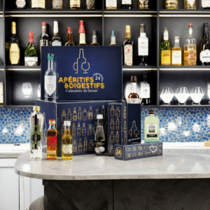 Calendrier de l'avent Spiritueux Alcool 2024 pour adulte whisky, liqueur rhum Whisky, rhum, gin, vodka, apéritifs, digestifs