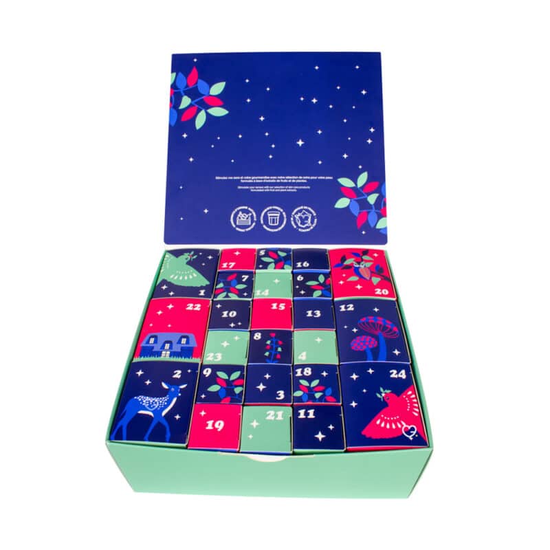 coffret beauté Calendrier de l'Avent Blancrème 2024 - produits soins corps, douche et soins visage parfumé