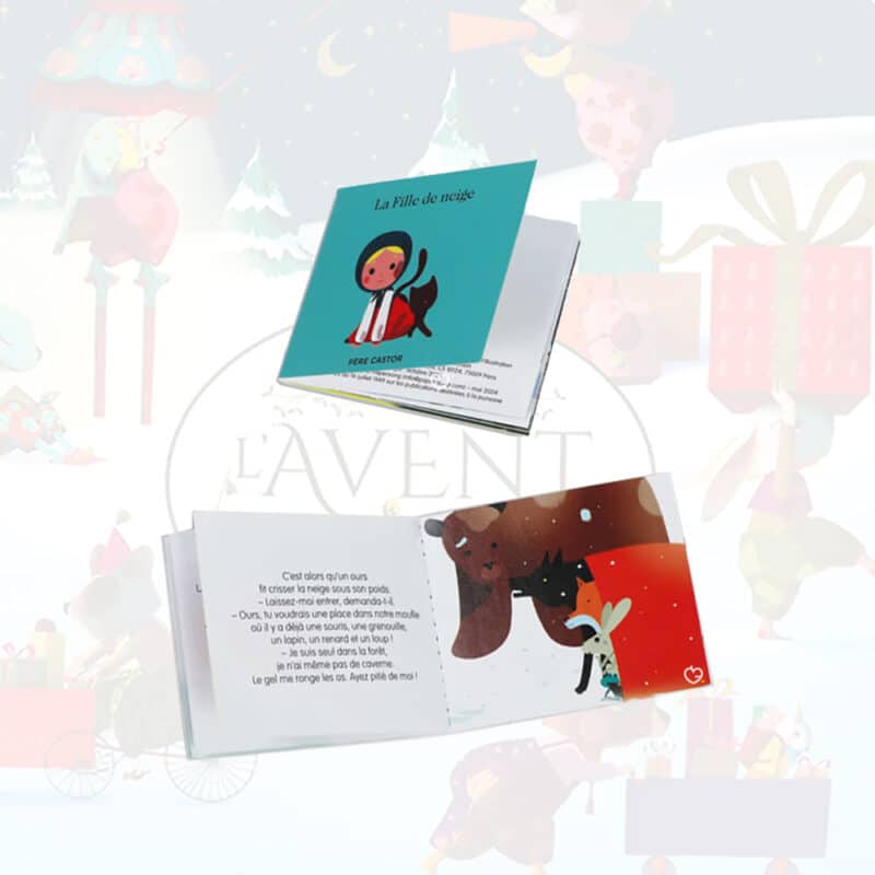 Calendrier de l'avent père castor 2024 contenu 24 livres de 16 pages pour enfants fille et garcon