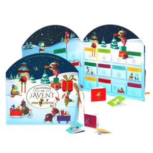 Calendrier de l'avent père castor 2024 contenu 24 livres de 16 pages pour enfants fille et garcon