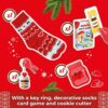 contenu complet coffret gourmand forme pot de nutella décor pull de noel calendrier de l'avent nutella 2024 remplit de friandises chocolat