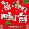 contenu complet coffret gourmand forme pot de nutella décor pull de noel calendrier de l'avent nutella 2024 remplit de friandises chocolat