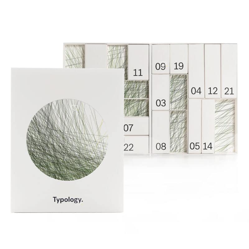 coffret beauté Calendrier de l'Avent Typology 2024 soin visage levres mains