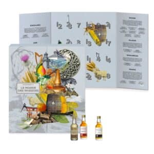 coffret dégustation whisky calendrier de l'avent La maison du whisky 2024 contenant 24 whiskies du monde : ecosse, asie, france..