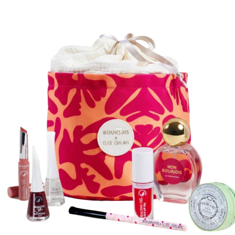 motif Ziggy pochon calendrier de l'avent bourjois 2024 contenant des produits de beauté et maquillage
