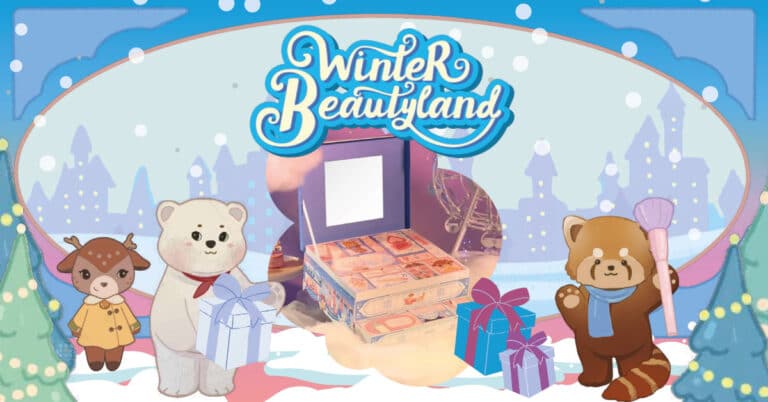 Univers magique calendrier de l'avent yesStyle 2023 "winter beautyland" nounours avec cadeaux de noel