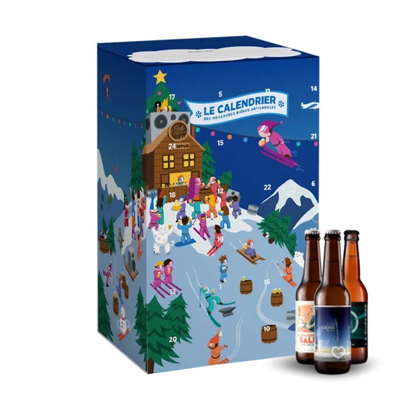 Calendrier de l'Avent Bière Find a bottle 2024 bières artisanales IPA