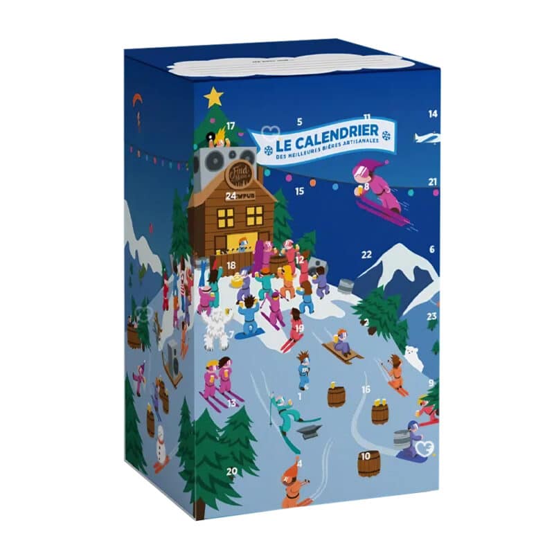 Calendrier de l'Avent Bière Find a bottle 2024 bières artisanales IPA