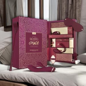 Calendrier de l'avent Naughty and Nice 2024 coffret rose pour adulte avec 24 accessoires érotiques