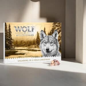 Calendrier de l'avent pour chien 2024 Wolf of Wilderness contenant 24 friandises animaux chiens