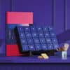 coffret chocolat illustré calendrier de l'avent fauchon 2024 douceurs chocolatées calissons, carré chocolat