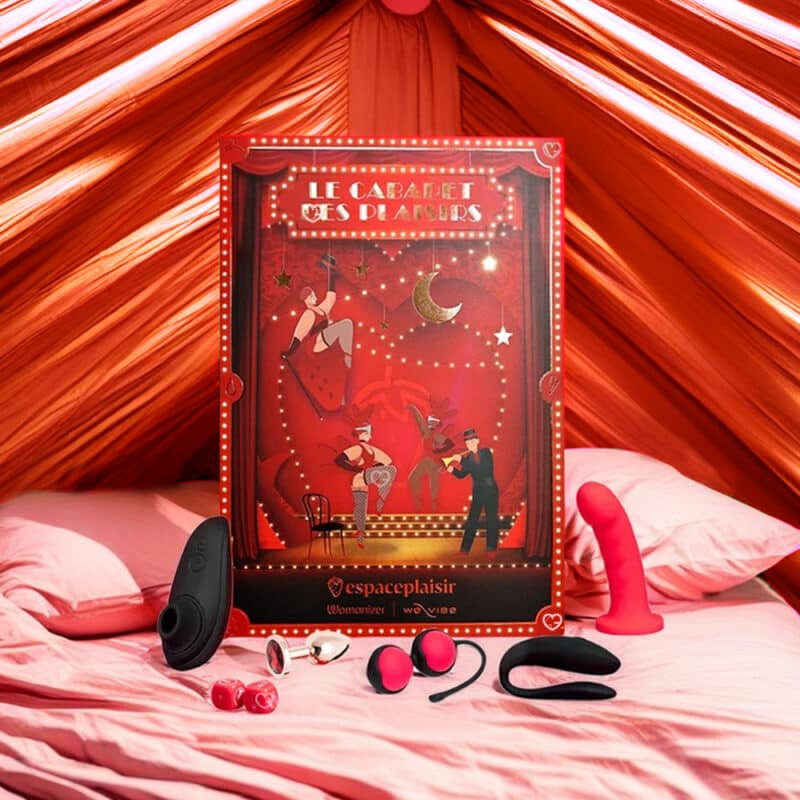 Calendrier de l'Avent espaceplaisir 2024 contenant des produits sexy et coquin pour un adulte femme et homme