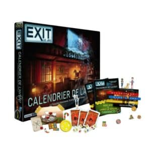 calendrier de l'avent exit 2024 la tempête silencieuse avec 24 enigmes et jeu pour enfant fille et garcon