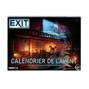 calendrier de l'avent exit 2024 la tempête silencieuse avec 24 enigmes et jeu pour enfant fille et garcon